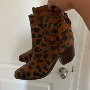 Matisse Laney Western Leopard Bootie